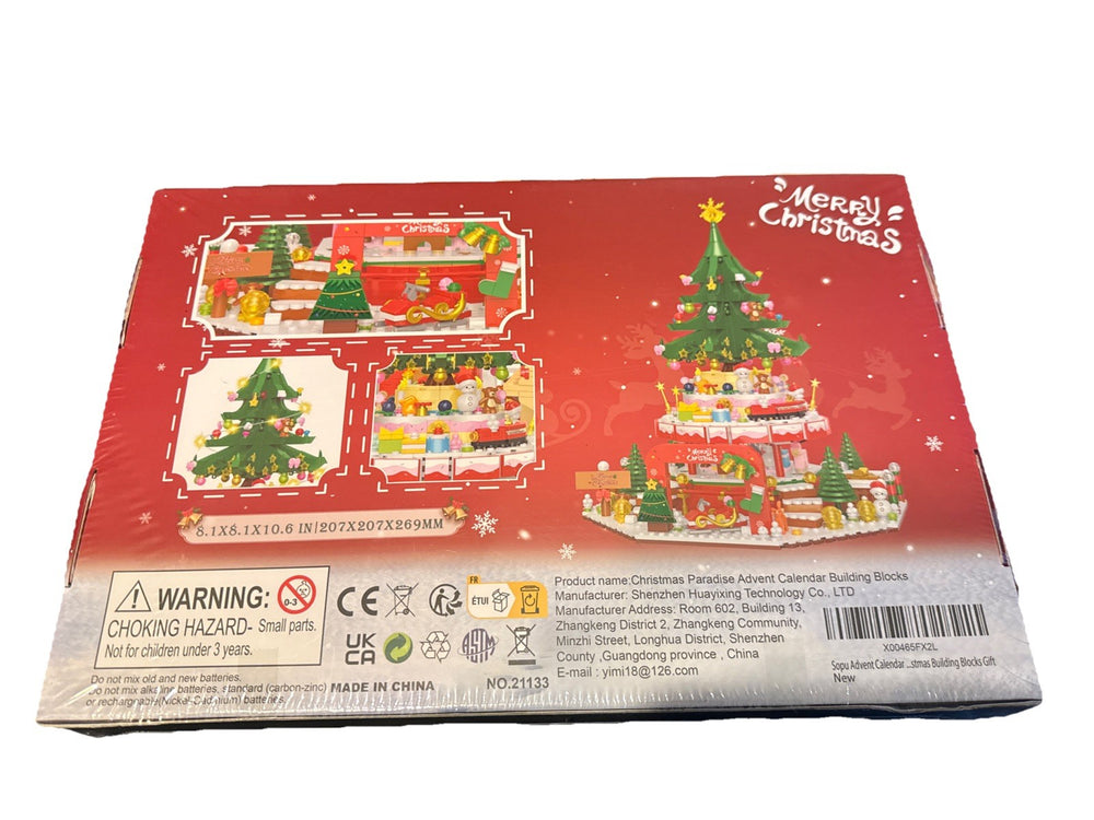 Merry Christmas Advent Calendar Christmas Paradise 1,814 Pieces