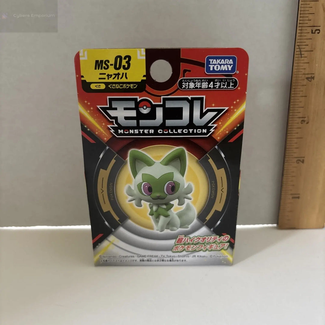 Pokemon Moncolle Scarlet&Violet Sprigatito MS-03 Authentic Takara Tomy 2" Figure