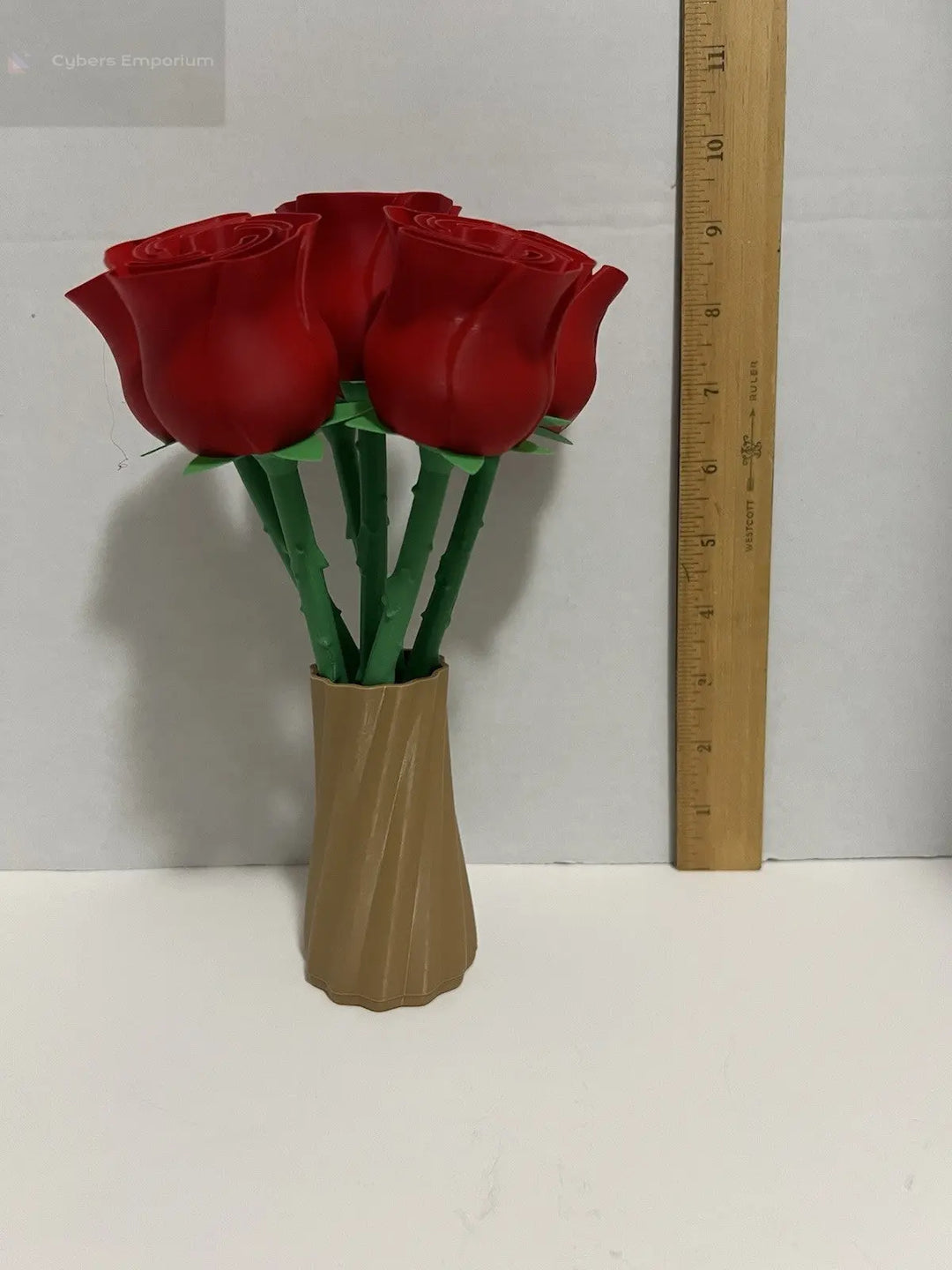 Rose Bouquet Gift 3D Printed Roses Half-Dozen