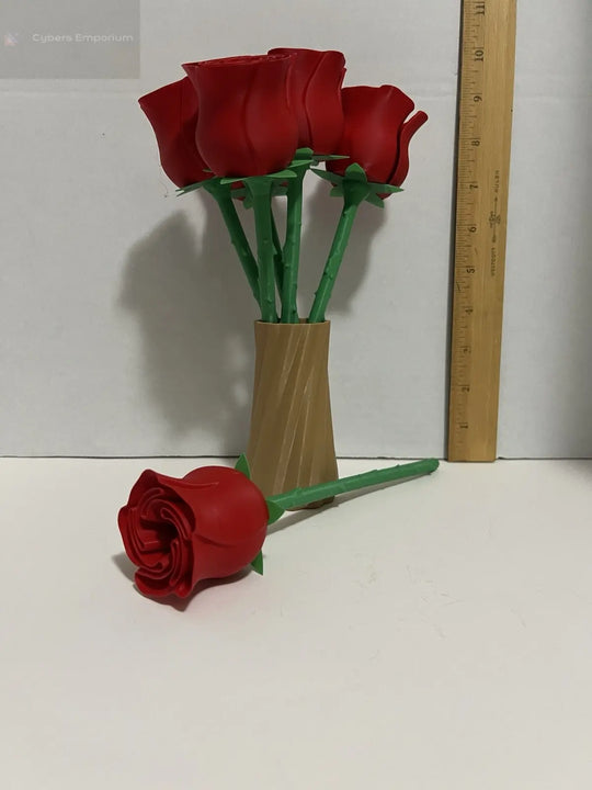 Rose Bouquet Gift 3D Printed Roses Half-Dozen